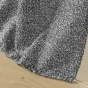 Voilage a oeillets 140 x 240 cm effet lainage Loulaine Noir