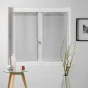Paire droite anneaux 2 x 60 x 90 cm voile tisse milza Gris