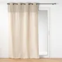 Rideau tamisant a oeillets 140 x 240 cm polycoton Tessa Beige