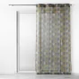 Lot de 2 Voilages a oeillets 140 x 240 cm imprimé Palpito Jaune