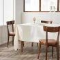 nappe rectangle 150 x 350 cm gaze de coton tissée teinte vickie pampa