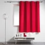 Lot de 2 rideaux spécial petites fenêtres 140 x 180 cm Essentiel Rouge