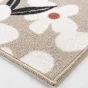 Tapis rectangle 40 x 60 cm imprime darcy Naturel