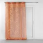 Panneau a oeillets 140 x 280 cm voile sable imp. metallise belflor Terracotta/or