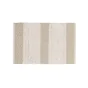 Tapis rectangle 60 x 90 cm coton/polyes fantaisie+fil met silves Naturel