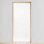 Panneau passe tringle 90 x 200 cm voile tisse carlin Naturel