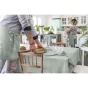Nappe Rectangulaire 150 x 250 cm - Gaze de Coton Unie Gaïa Eucalyptus
