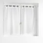 Paire droite passants 2 x 60 x 120 cm maille odilia Sans