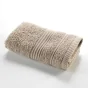 Serviette invite 30 x 50 cm eponge unie tendresse Taupe