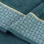 Drap de douche 70 x 130 cm éponge unie jacquard Belina Bleu