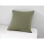 Taie d'oreiller en double gaze de coton – 60 x 60 cm – Gaïa Romarin