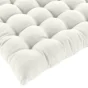 Assise matelassee 38 x 38 cm coton/polyester recycle grs twily Blanc