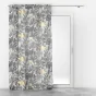 panneau a oeillets 140 x 240 cm voile sable imprime metallise karaba