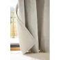 Lot de 2 rideaux petite hauteur 140 x 180 cm occultant doublé polaire Bjorn Beige