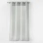 Panneau a oeillets 140 x 240 cm etamine unie etamina Gris