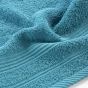 Serviette invite 30 x 50 cm eponge unie tendresse Bleu Paon