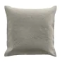 Couvre lit 2p mat.+2 hc 60x60 220 x 240 cm microfibre unie romane Gris