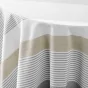 Nappe ronde (0) 180 cm coton/polyester tisse teint iliade Sans