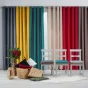 Lot de 2 Rideaux unis oeillets metal 140 x 260 cm polyester uni Essentiel Kaki