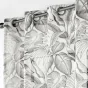 Voilage a oeillets 140 x 240 cm voile sablé imprimé Cabana Naturel