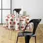 Nappe ronde (0) 160 cm pvc photoprint tulipe Sans