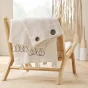 Lot de 2 rideaux a anneaux 140 x 240 cm polyester/lin uni Pauline