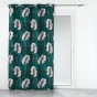 Rideau a oeillets 140 x 280 cm polyester imprime belline Emeraude