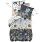 Housse de couette + 1 taie d'oreiller 140 x 200 cm coton 57 fils Octopia
