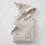 poncho enfant mixte 2/5 ans gaze de coton unie gaïa pampa