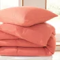 Housse de Couette 140 x 200 cm en Gaze de Coton Avy Rose blush