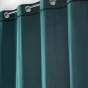 Lot de 2 rideaux à oeillets 140 x 240 cm Coton lavé Linette Pétrole