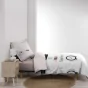 Pack parure de couette enfant Dring 140 x 200 cm + drap housse 90 x 190 x 30 Blanc