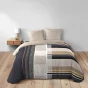 Housse de couette 240 x 220 cm coton 42 fils + 2 taies Romeo