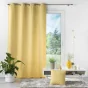 Rideau a oeillets 140 x 260 cm jacquard chenille Mariella Ocre