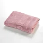 Serviette de toilette 50 x 90 cm eponge unie tendresse Bois De Rose