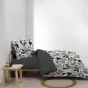 Parure 3 p. 240 x 220 cm polycoton 52 fils Lavinia Gris