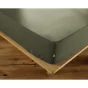 Drap housse coton luxe 180 x 200 cm Ambre Romarin