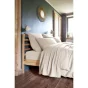 Drap plat 240 x 300 cm Double gaze de coton luxe Gaïa Pampa naturel