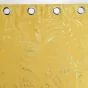 Lot de 2  Rideaux tamisant à oeillets  140 x 260 cm Imprimé métalillisé Belflor Jaune/Or