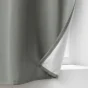 Rideau a oeillets 135 x 180 cm isolant thermique microfibre Micropolar Gris