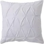 Pack Housse de couette 240 x 220 cm + 2 taies coton capitonné 57 fils Heloise Blanc + DH 140x190 Blanc