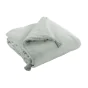 edredon 150 x 150 cm gaze de coton unie gaïa eucalyptus