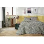 Parure de lit 240 x 220 cm - Housse de couette + 2 taies d'oreiller - Coton imprimé Myosotis