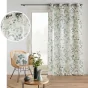 Rideau a oeillets 140 x 260 cm polyester/lin imprime Palmiflore