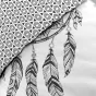 Housse de couette 240 x 220 cm coton 42 fils + 2 taies Indian dream
