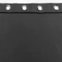 Rideau à oeillets 140 x 240 cm  Coton lavé Linette Anthracite