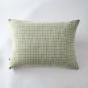 Taie d'oreiller gaze de coton tissée 50 x 70 cm gaïa mix Vert d'eau