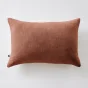 Coussin Déhoussable 40 x 60 cm - 100% coton Sixtine Terracotta