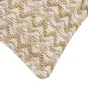 Coussin déhoussable 40 x 40 cm – Coton/Polyester avec fil métallisé Loumeo Naturel