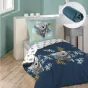 Pack parure de couette enfant 140x200 cm Koala + drap housse 90x190 Bleu